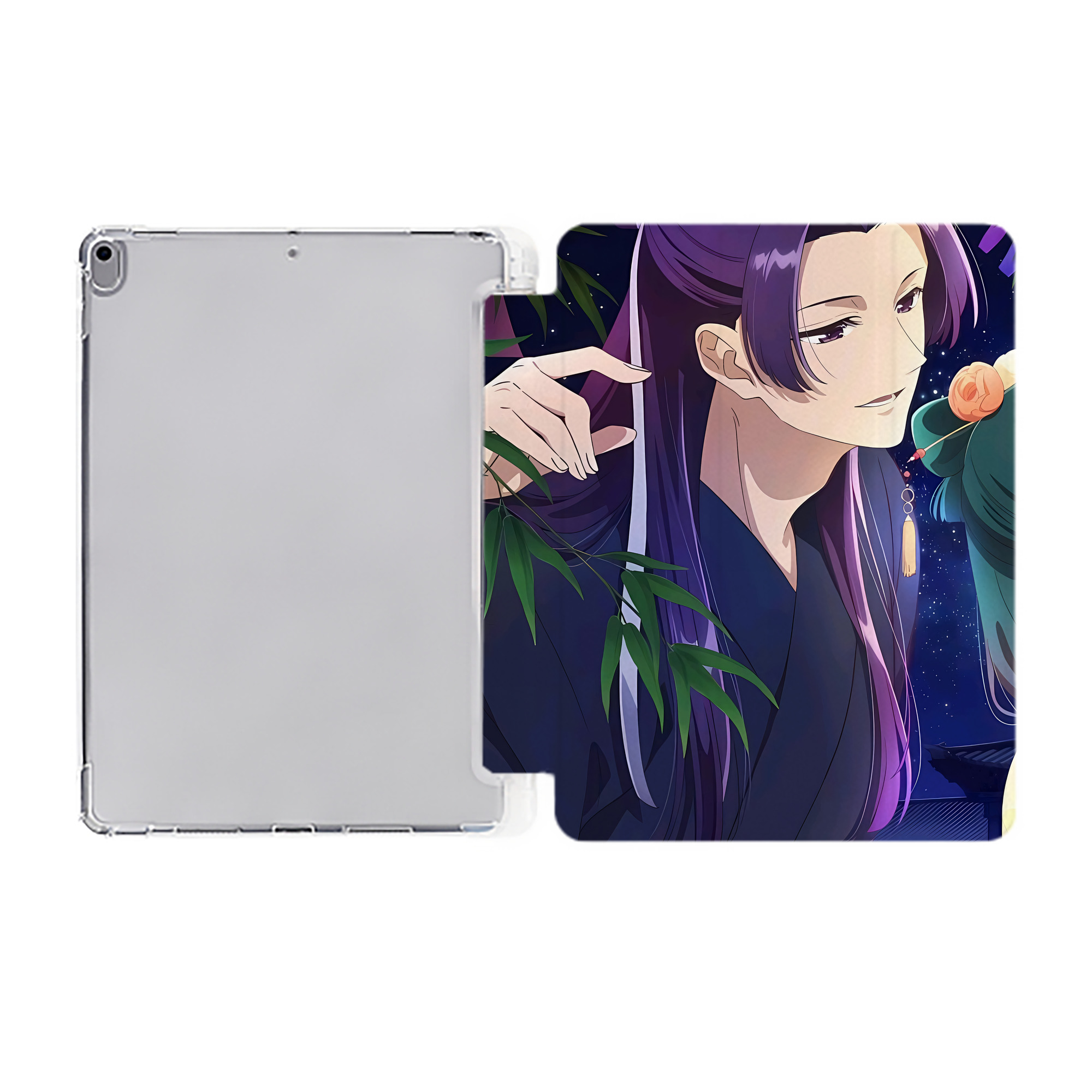 （画像用） 薬屋のひとりごと The Apothecary Diaries IPad ケース ペン収納付き 三つ折りスタンド PUレザー×シリコン 対応機種9.5/10.5/10.9インチ